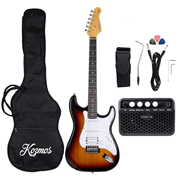 #suk0179 - KOZMOS KGP-202HSS-SB Elektro Gitar Paketi
