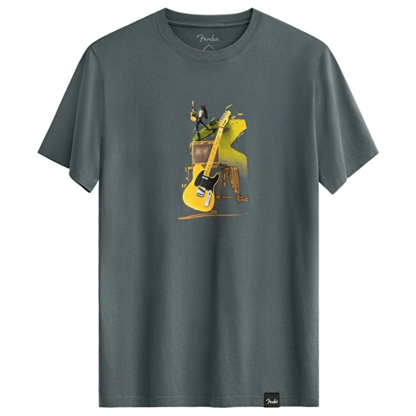 #SUK 0203 - KAFT X FENDER X ZUHAL Uprising - Storm - Tasarım T-Shirt - Unisex