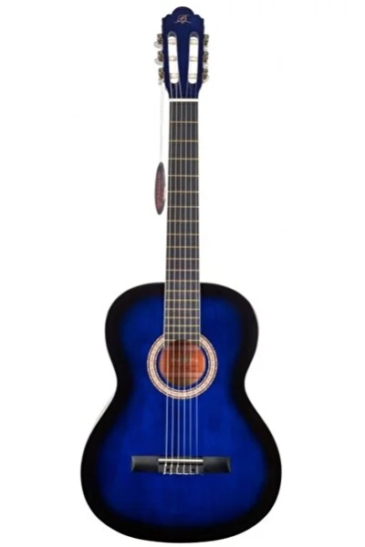 #SUK0354 - Barcelona LC 3900 BB Mavi Siyah Sunburst Klasik Gitar