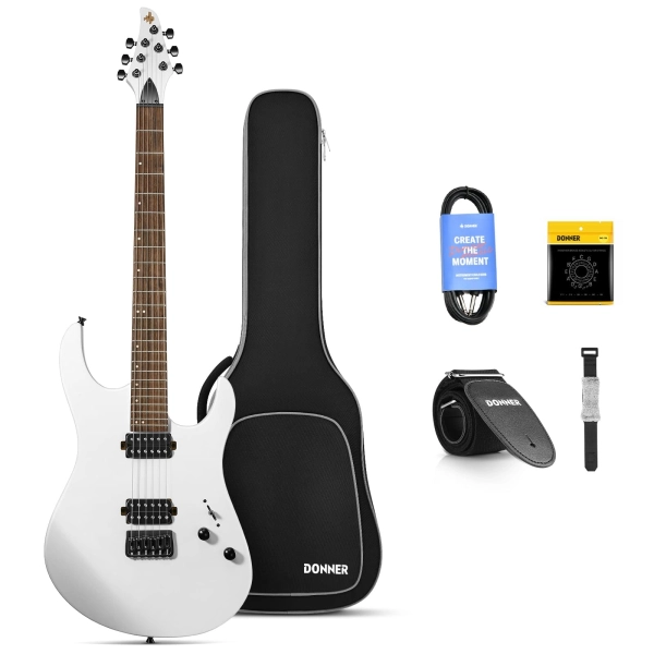 #SUK0274 - Donner DMT-100 Elektro Gitar (Beyaz)