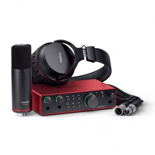 #SUK0003 - Focusrite Scarlett 2i2 Studio Gen 4 Kayıt Paketi