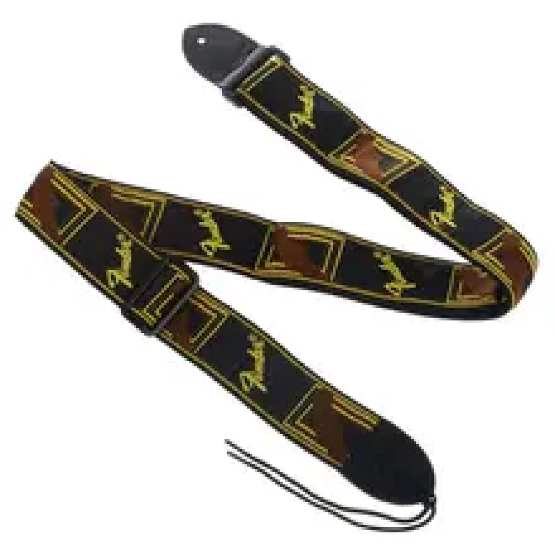 #101 - Fender Gitar Askısı - Siyah Renkli Yumuşak Yastıklı