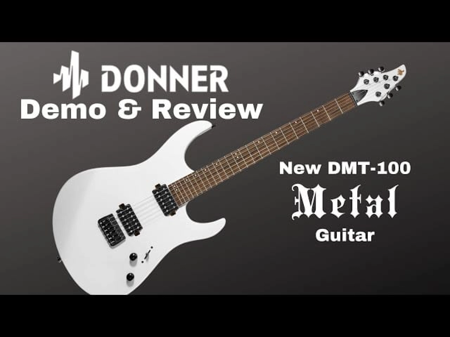 #274 - Donner DMT-100 Elektro Gitar (Beyaz) + BOSTON AMFİ FULL SET