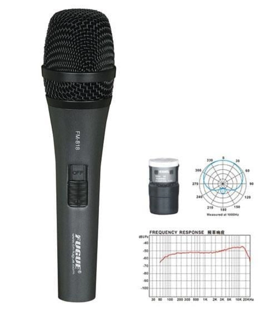 #205 - Mikrofon Kablolu Dinamik Tek Y&ouml;nl&uuml; 600 Ohm