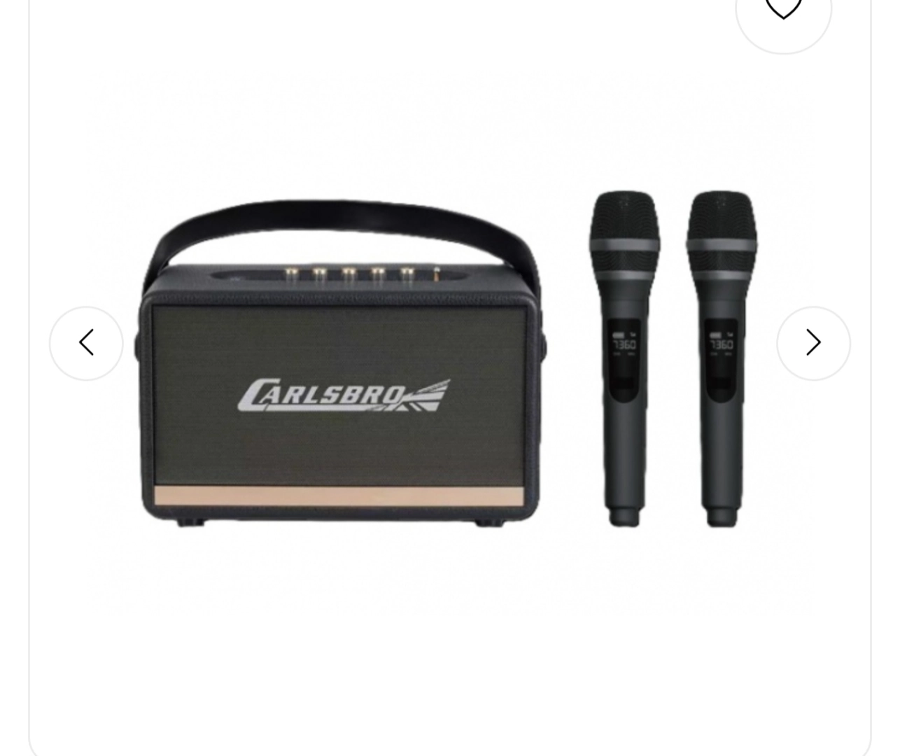 #29 - Carlsbro EW CK30-DM Bluetooth Hoparl&ouml;r (Siyah - 2 Kablosuz Mikrofonlu)